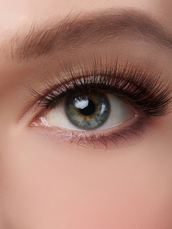 Exotic best false eyelashes for hooded eyes, on eyes front