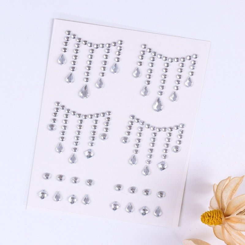 MeCo Self Adhesive Face Rhinestones for Makeup - MissMeCoLashes