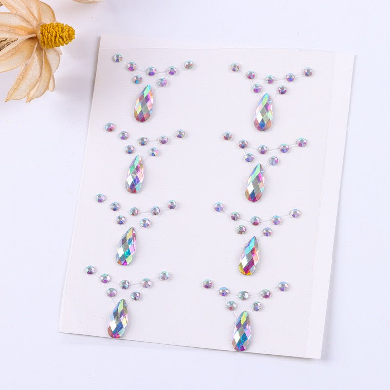 MeCo Self Adhesive Face Rhinestones for Makeup - MissMeCoLashes